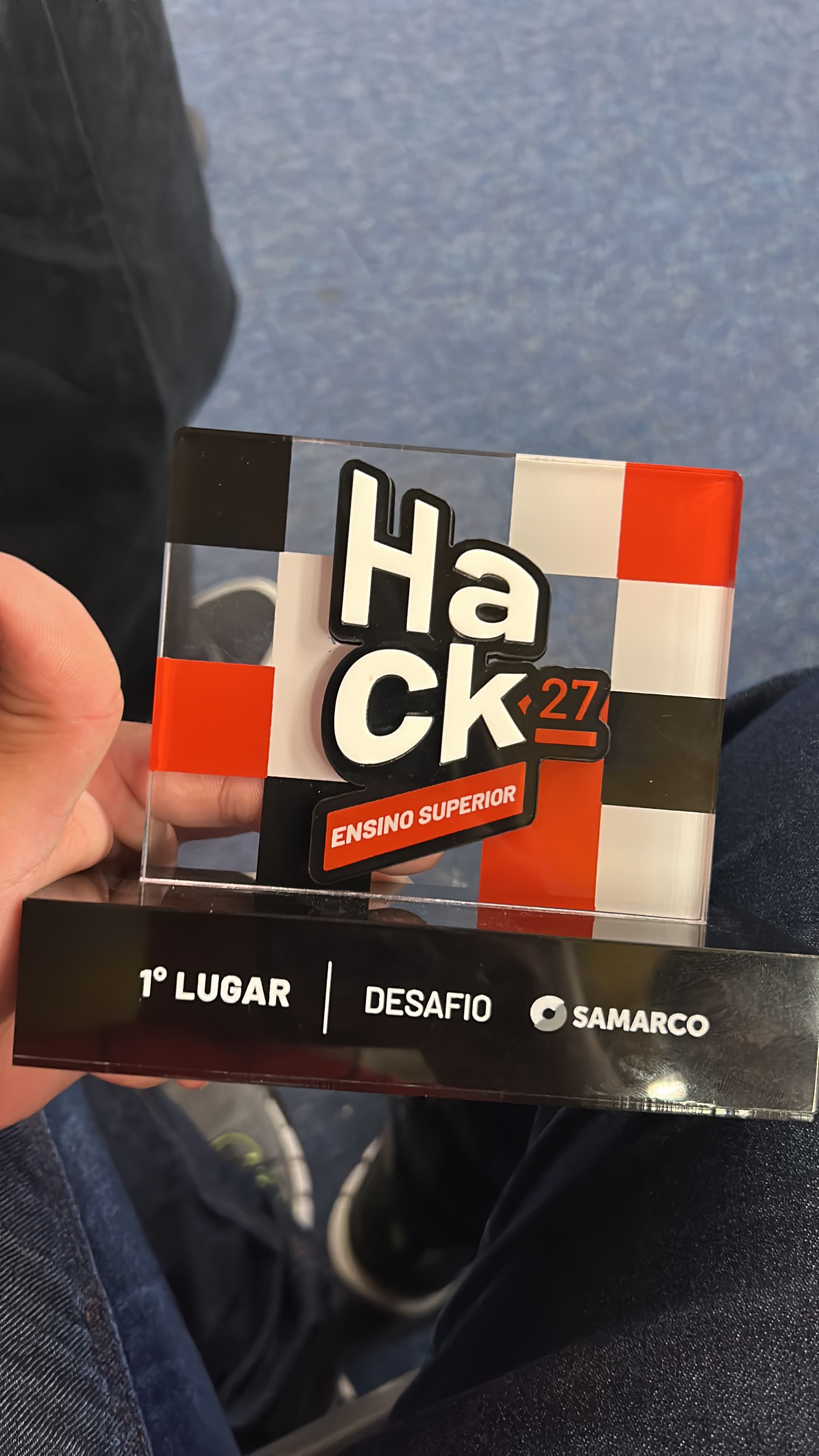 Premiação da equipe RED BOOST no Hack27